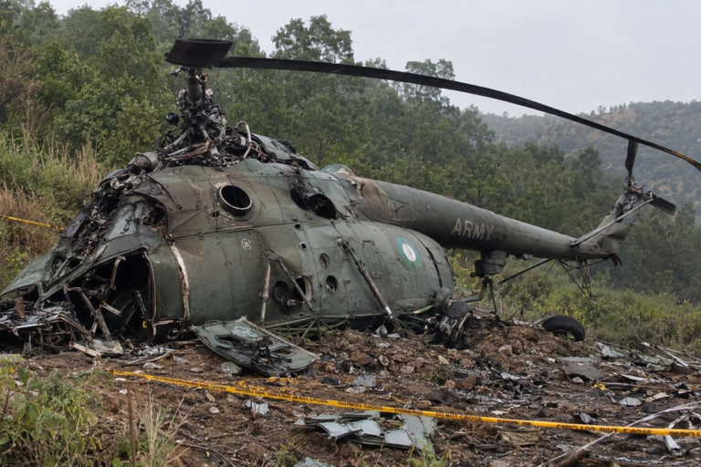 Pakistan Army MI-17 Helicopter Crashes Near Muzaffarabad, All Military Personnel On Board Martyred