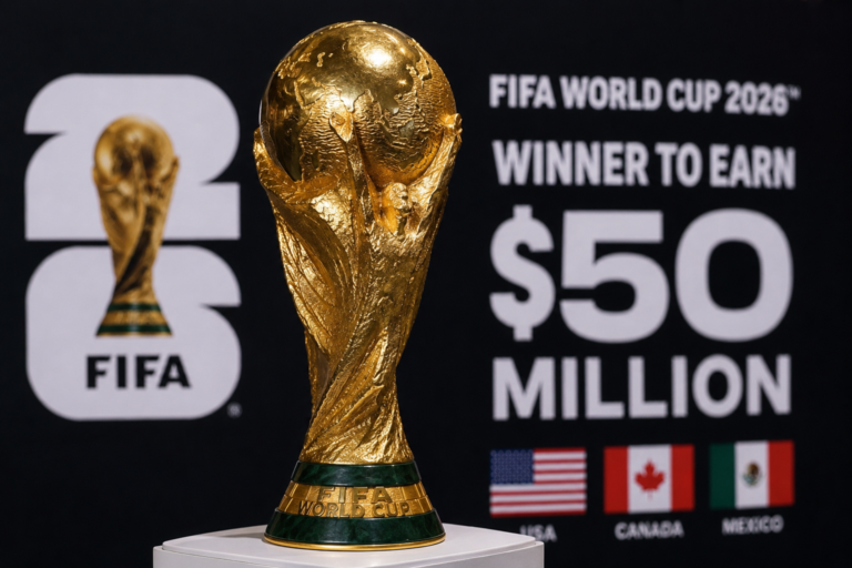 FIFA World Cup 2026 Winner to Earn $50 Million in Record-Breaking Prize Money
