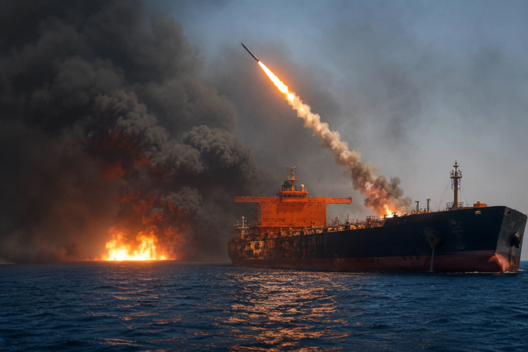 Iran Fires Missiles and Drones Toward Strait of Hormuz as Gulf Tensions Escalate