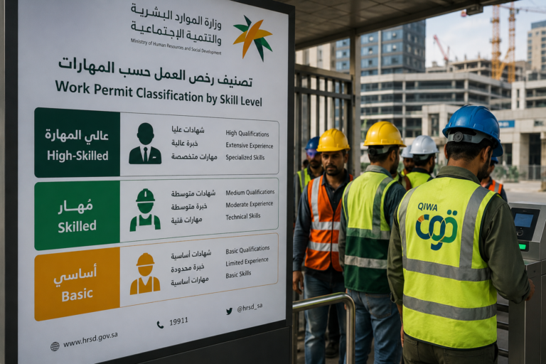 Saudi Arabia Introduces New Skill-Based Work Permit System for Foreign Workers